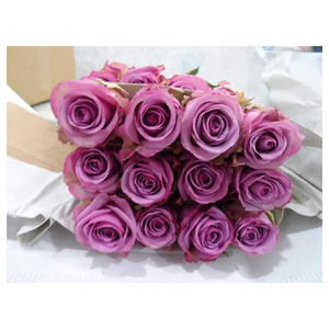Décorations festives de qualité supérieure, bouquets et fleurs fraîches coupées pour occasions spéciales, roses lilas provenant d'un fournisseur kényan. - Product Image 1