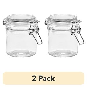 Confezione da 2 9.4 once contenitore per barattolo di vetro per organizzazione domestica e conservazione degli alimenti - Product Image 1