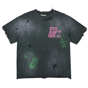 เสื้อยืดคอกลมทรงบ็อกซี่ผ้าบางสไตล์แอซิดวอชสำหรับผู้ชาย รุ่นใหม่ล่าสุด เสื้อยืดโอเวอร์ไซส์พิมพ์ลายสกรีนสำหรับผู้ชาย ขั้นต่ำในการสั่งซื้อน้อย - Product Image 6