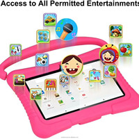 Qualité Choix Enfants Tablette PC 7 pouces Portable Silicone Cas 1 + 16 tuteur machine HD protection des yeux Android Kid
