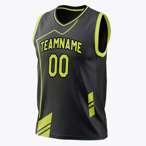 Conjunto de Uniforme de Baloncesto Personalizado para Adultos, Camiseta con Logotipo, Nombre y Número en la Parte Delantera, 100% Poliéster de Secado Rápido, para Escuela, Universidad - Product Image 5