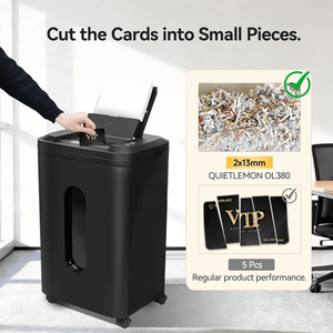 Trituradora de Papel de Alta Resistencia con Alimentación Automática para 250 Hojas, 60 Minutos de Funcionamiento Continuo, Nivel de Seguridad P5, Trituradora Micro CU Comercial para Oficina y Hogar - Product Image 6