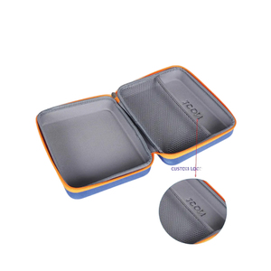กล่องเครื่องมือเดินทางโฟม EVA คุณภาพสูง รีไซเคิลได้ เป็นมิตรกับสิ่งแวดล้อม ยี่ห้อ Ziversy พร้อมพิมพ์โลโก้ตามสั่ง สีฟ้า กันกระแทก ซิปปิด - Product Image 4