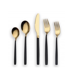 Juego de cubiertos de acero inoxidable de primera calidad, utensilios de cocina modernos, duraderos, resistentes al óxido, colección de cubiertos elegantes para la mesa. - Product Image 3