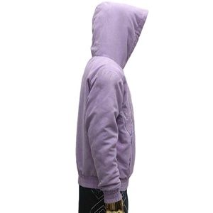 Nuevas Sudaderas con Capucha de Invierno para Uso Urbano, de Secado Rápido, Lisas, Estilo Vintage, Lavado Ácido, Transpirables, Bordadas, 100% Algodón, Corte Oversize - Product Image 5