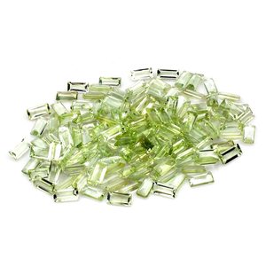 Ametyste Verte Naturelle 2.5x5mm Coupe Baguette Facettée Calibrée Pierre Précieuse Certifiée pour Fabrication de Bijoux Fournisseur en Gros - Product Image 1