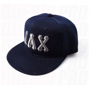 Custom <b>Navy</b> Gray White Stitched Adjustable Snapback <b>Hat</b> Premium Embroidered Logo Baseball Cap Personalized Sports Team - Product Image 4