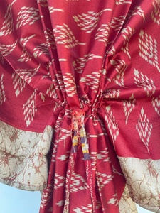 ชุดเดรสคาฟตันผ้าไหมอินเดียทำด้วยมือผ้าไหมผ้าแพรแพรสวยงามผ้าชีฟองคุณภาพดี - Product Image 5