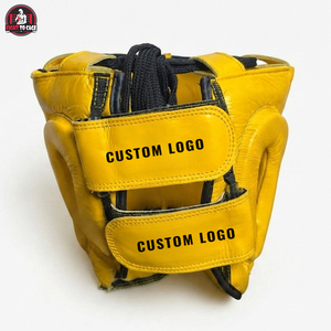 Service OEM ODM, service de personnalisation du logo, équipement durable pour MMA, Muay Thai et entraînement, ensembles de boxe jaunes et noirs de qualité supérieure - Product Image 3