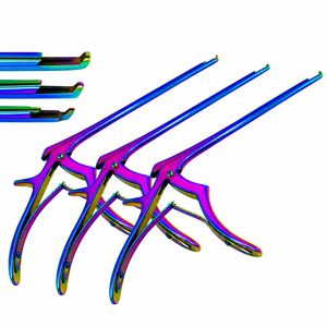 3 Piezas de Instrumentos Quirúrgicos Manuales Kerrison Ranger con Eje de 7 Pulgadas y Puntas de 1mm, 2mm, 3mm, 45°, Arcoíris, Personalizados Alemanes, para Uso Hospitalario - Product Image 2