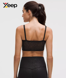 เสื้อชั้นในกีฬาโยคะคุณภาพสูงสำหรับผู้หญิง XEEP รุ่น XC-SB-185 แบบเรียบง่าย ระบายอากาศได้ดี สายปรับได้ แผ่นรองถอดออกได้ รองรับได้ดีเยี่ยม แห้งเร็ว - Product Image 2