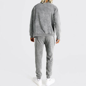 Conjunto de Sudadera con Capucha de Lavado Ácido Único y Moderno 2026, Precio al por Mayor, Serigrafía, Chándal Tallas Grandes OEM - Product Image 2