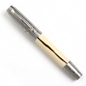 Stylo d'écriture de luxe en acier Damas, outil en acier à motifs pour collectionneurs et professionnels, stylo en acier Damas - Product Image 5