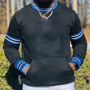 เสื้อสเวตเชิ้ตปักลาย Phi Beta Sigma สีขาว คอวี แขนยาว ทรงปกติ ผ้าฝ้าย สำหรับผู้ชาย - Product Image 5