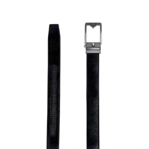 Cinturón con cierre automático Art Black Premium, cinturón ajustable para hombre, hebilla duradera, cinturones elegantes para uso diario en la oficina y uso informal - Product Image 3