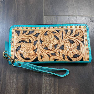 Cartera de Moda Perfecta para Mujer con Diseño Floral Múltiple, Hecha a Mano en Cuero, Novedoso Diseño, Detalles Inspirados, Venta al por Mayor - Product Image 3