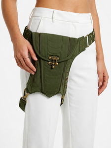 Indian Manufactured Canvas Cotton Anti-Theft Lightweight Money <b>Belt</b> Bag Unisex Hiking Daily Life <b>Travel</b> Waist Pack Adjustable - Product Image 2