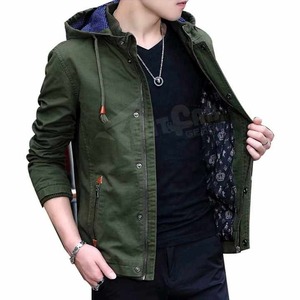 Chaqueta Bomber para Hombre, Ligera, Casual, Estilo Urbano, Corte Ajustado, Chaqueta de Piloto, Prenda Exterior Moderna - Product Image 4
