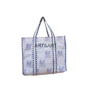 Wholesale Custom Superior 100% Cotton Floral Casual Party Shopping Tote Bag Environmental Protection Quality - Product Image 1