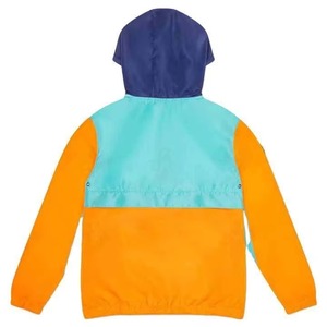 Boys Color Blocking Tracksuit Set Full Sleeve Hooded Zipper Sporty Style Lightweight Polyester Shorts Suit Summer Kids Wear - Product Image 4