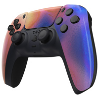 Pour la coque de la manette PS5-Coque personnalisée de conception brillante unique EXtremeRate, plaque frontale durable