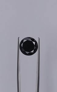 Pierre précieuse naturelle chauffée, diamant noir certifié GIA, taille calibrée de 2 à 12 mm - Product Image 4