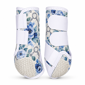 Botas de Protección para Caballos, Soporte de Neopreno para Tendones, Protección para las Patas, para Entrenamiento Ecuestre, Salto, Carreras y Deportes - Product Image 1