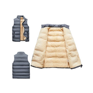 2026 New Design Mens Quilted Padded Jacket Sleeveless <b>Gilets</b> Puffer Body Warmer Vest Plus <b>Lightweight</b> Vest Puffer - Product Image 2
