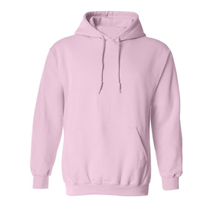 Sweat-shirt à capuche vert olive pour homme, coupe classique, en coton French Terry, pull décontracté, couleur unie, pour l'automne - Product Image 3