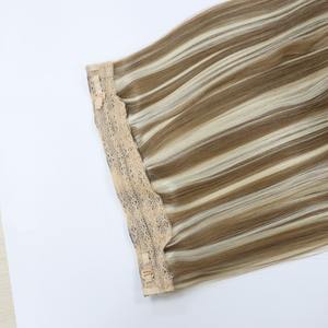 Extensions de cheveux humains vierges russes Remy à clipser, invisibles, en gros, type Halo, du fabricant Apogroup - Product Image 6