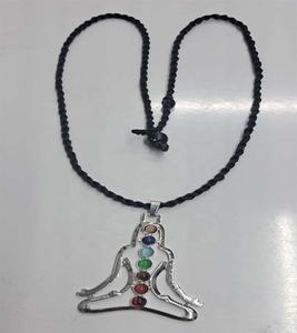 <b>Boho</b> Custom Jewelry Agate Stone Beads Pendent Thread Work <b>Necklaces</b> GC-NK-587 Gifting Use Available at Bulk Quantity. - Product Image 1