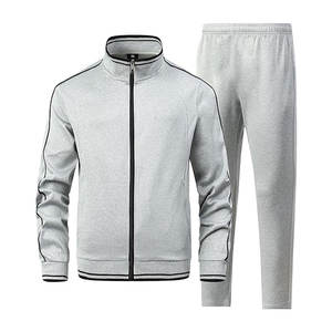 Mens 2 Pieces Athletic Tracksuit Full-Zip <b>Workout</b> Sweatsuit with Active <b>Jackets</b> and Pants Comfortable Lightweight Breathable Gym - Product Image 2