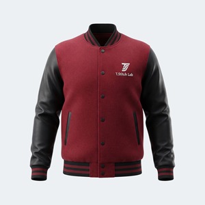 Veste universitaire unisexe de qualité supérieure, en toile enduite écologique, coupe-vent, pour usage extérieur, style formel, streetwear, logo personnalisé - Product Image 2