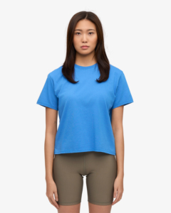 Custom Wholesale OEM High Quality Plain Slim Fit Cropped T-Shirt with Custom Logo and Patches Polyester/Cotton Women's <b>Crop</b> <b>Top</b> - Product Image 6
