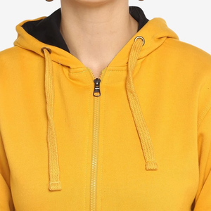 Sweat-shirt à capuche basique pour femme, en molleton doux, pour un usage quotidien, tissu respirant, coupe décontractée, idéal pour l'hiver, streetwear, usage quotidien. - Product Image 3