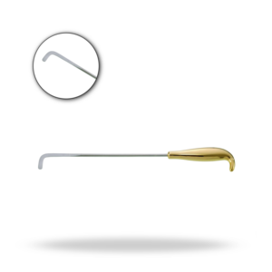 Écarteur mammaire angulaire Tebbetts 33 cm, instrument chirurgical pour la rétraction des tissus, utilisation en chirurgie plastique - Product Image 1