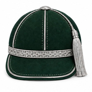 Modern Honour <b>Hat</b> Traditional Formal Ceremonial Headwear With Crown <b>Band</b> Decorative Tassel Custom Presentation Headwear - Product Image 1
