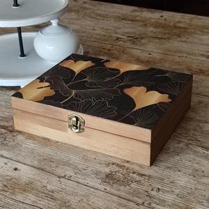 Boîte en bois imprimée artisanale, boîte de rangement de boutique, boîte en bois imprimée pour la décoration intérieure, vente en gros, coffret cadeau - Product Image 1