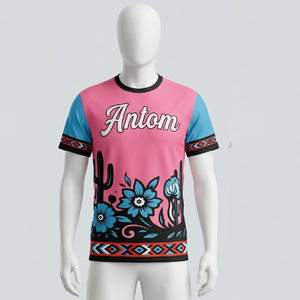 Camisetas Personalizadas para Equipos con Sublimación de Tinta, 100% Poliéster/Algodón, Cuello Redondo, Talla Grande para Hombre - Product Image 6