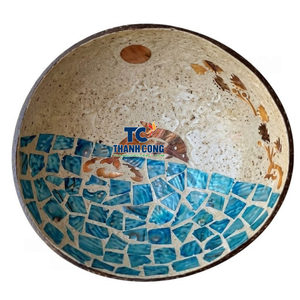 ชามมะพร้าวเปลือกหอยมุกเวียดนามราคาถูก ของที่ระลึก ขั้นต่ำในการสั่งซื้อน้อย ราคาโรงงาน ขายส่ง จำนวนมาก ส่งออก - Product Image 1