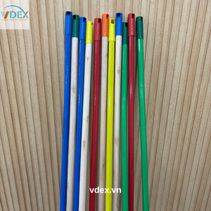 ด้ามไม้กวาดพร้อมที่แขวนยาวทนทาน ด้ามไม้กวาดเคลือบพลาสติกและขัดเงา - Product Image 6