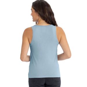 เสื้อกล้ามทรง Racerback สำหรับผู้หญิง เสื้อกีฬาลำลอง ระบายอากาศได้ดี เสื้อสำหรับออกกำลังกาย รับผลิตเสื้อผ้าตามสั่ง ขายส่ง - Product Image 2