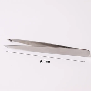 Pinzas Profesionales de Alta Precisión para Cejas, Pinzas de Acero Inoxidable Puntiagudas para Depilar, Rizador de Pestañas Postizas, para Bigote - Product Image 6