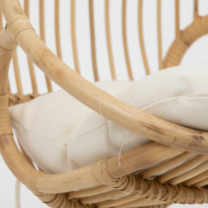 Hanging <b>Egg</b> Swing <b>Chair</b> Rattan Wicker Cushion Outdoor Bedroom Patio Garden Balcony Furniture Durable Eco-Friendly Modern Design - Product Image 3