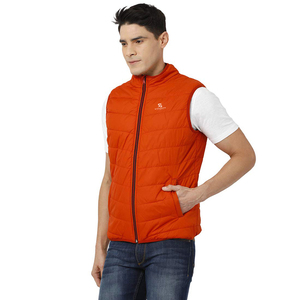 Men's Winter Puffer Gilet Sleeveless Lightweight <b>Quilted</b> Polyester Cotton Warm Waterproof Breathable Casual Outdoor <b>Waistcoat</b> - Product Image 4