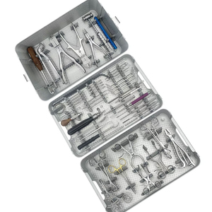 Juego de Instrumentos Quirúrgicos para Fracturas de Animales Pequeños, Kit de Placas de Bloqueo Ortopédicas, Instrumentos Quirúrgicos Veterinarios de Acero Inoxidable - Product Image 4