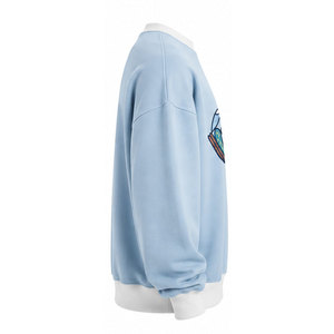 เสื้อสเวตเชิ้ตหนานุ่มสำหรับผู้ชาย ผ้าฝ้ายฟลีซหนา ใส่สบาย อบอุ่น คอกลม สไตล์ลำลอง สำหรับใส่ในชีวิตประจำวันในฤดูหนาว - Product Image 6