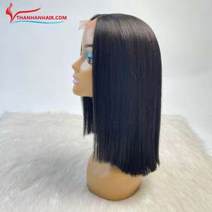 Pelucas Bob 100% vietnamitas de cabello humano, extensiones de cabello liso, listas para enviar, pelucas con cierre 2x4 2x6 - Product Image 3