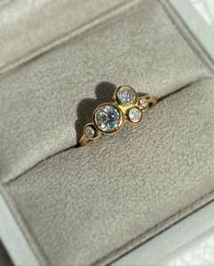 Joyería Fina, Elegante y Única, Plata de Ley 925, Moissanita, Anillo de Compromiso y Boda de Lujo, Diseño de Estrella Oceánica Grande - Product Image 2