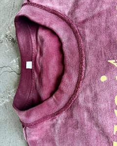 เสื้อยืดกราฟิกทรงหนา ผ้าฟอกสีแบบแอซิด คอกลม ทรงบ็อกซี่ โอเวอร์ไซส์ วินเทจ สีขาว ทรงบ็อกซ์ฟิต - Product Image 5